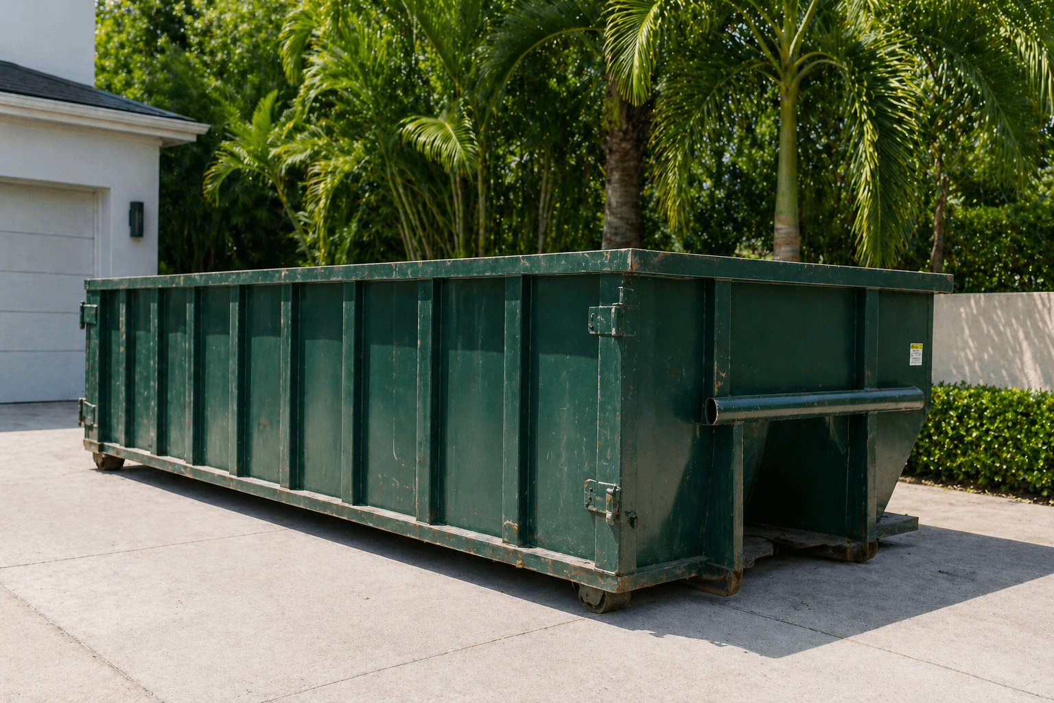 Roll-off dumpster rental on Oahu by Alpha Omega Plumbing